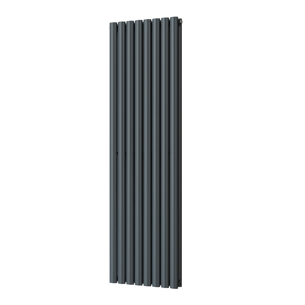 Omeara - Anthracite Designer Radiator H1600mm x W464mm Double Panel - Feet Included