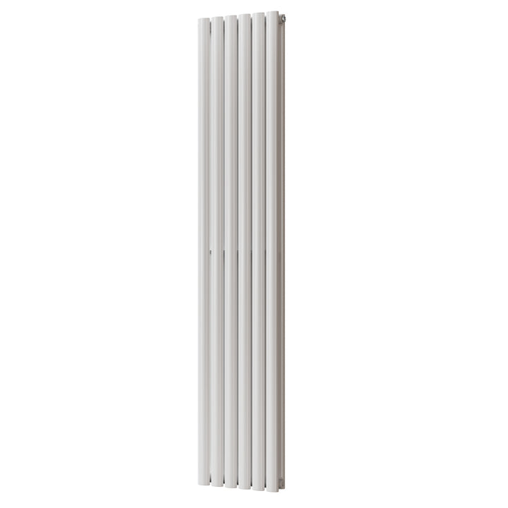 Omeara - White Designer Radiator H1800mm x W348mm Double Panel - Feet Included
