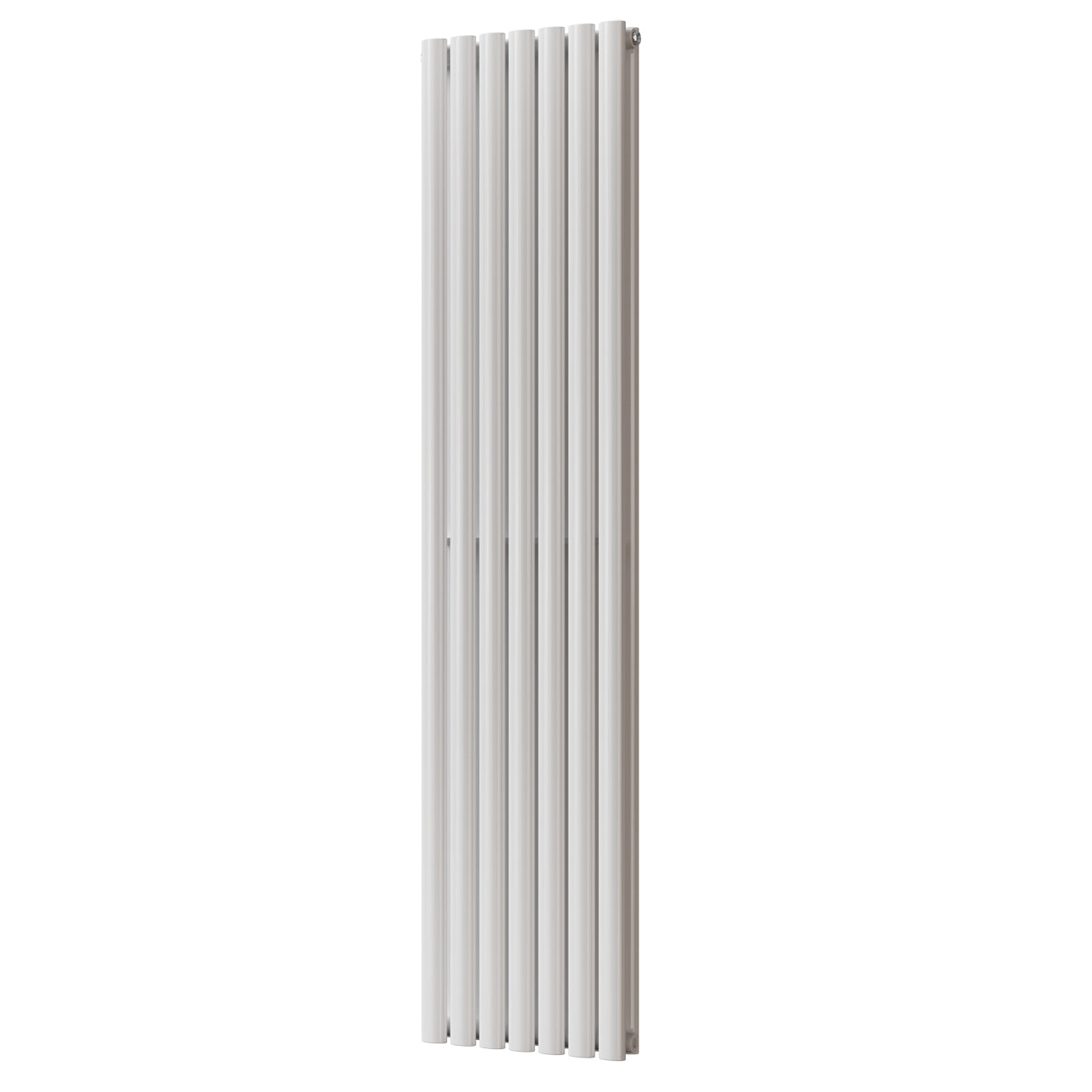 Omeara - White Designer Radiator H1800mm x W406mm Double Panel - Feet Included