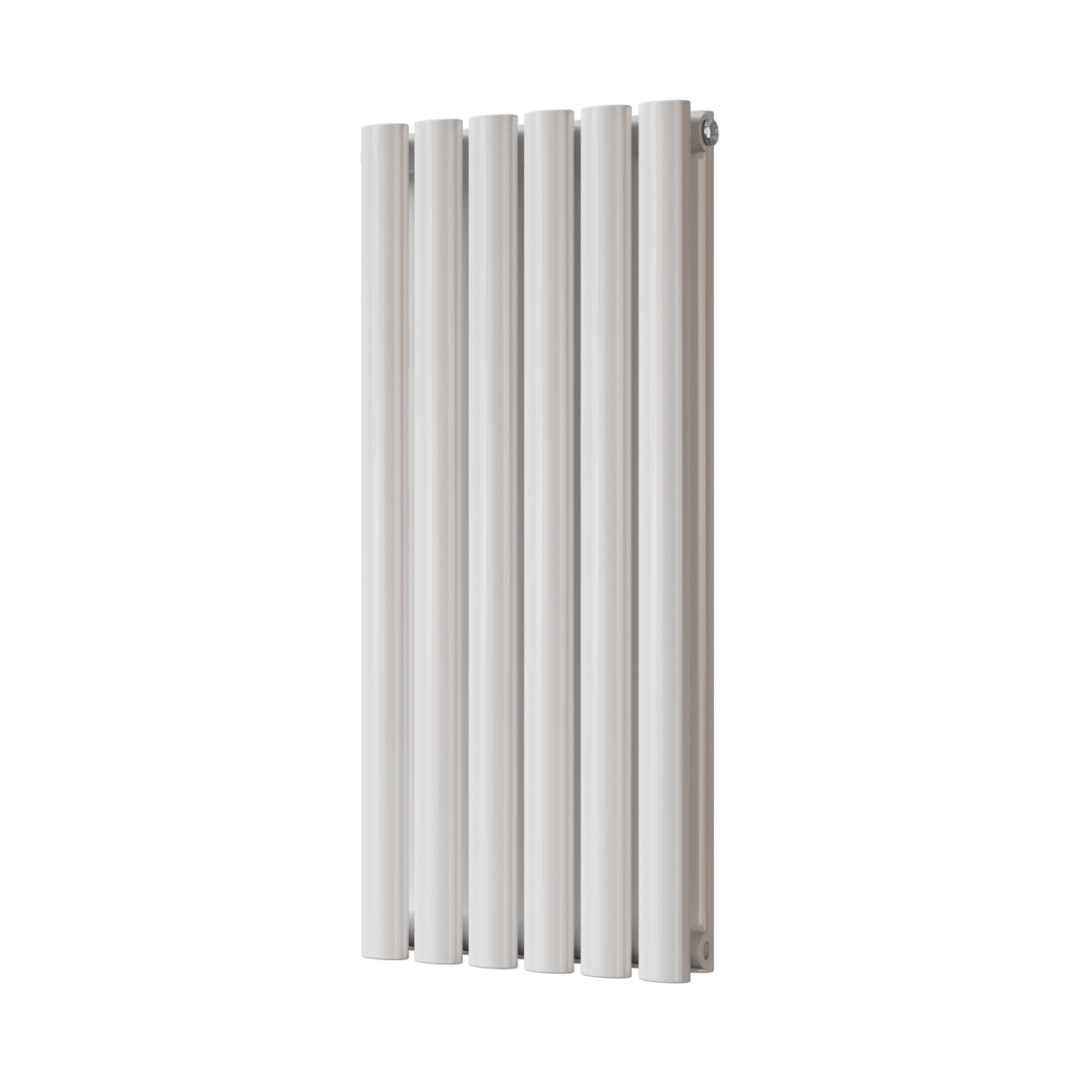 Omeara - White Designer Radiator H800mm x W348mm Double Panel - Feet Included