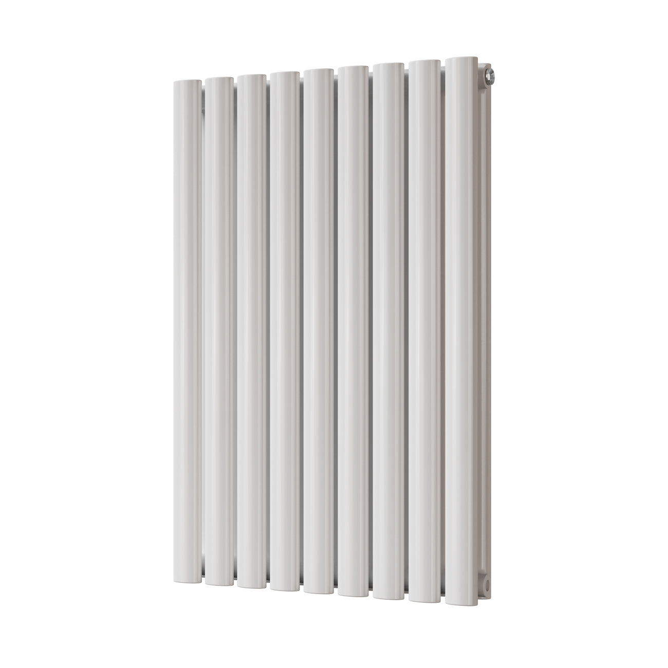 Omeara - White Designer Radiator H800mm x W522mm Double Panel - Feet Included