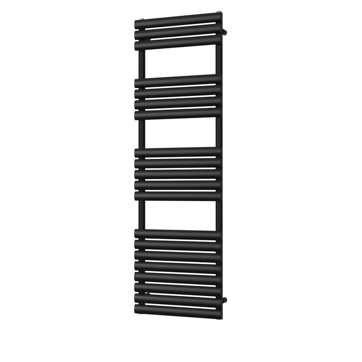 Omeara - Black Towel Radiator - H1595mm x W500mm