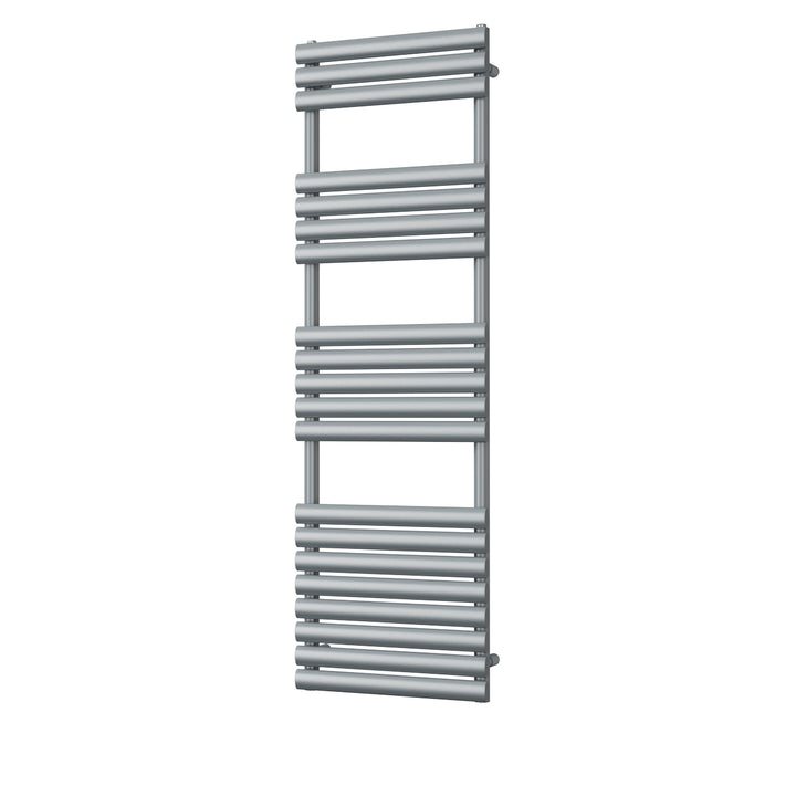 Omeara - Silver Towel Radiator - H1595mm x W500mm