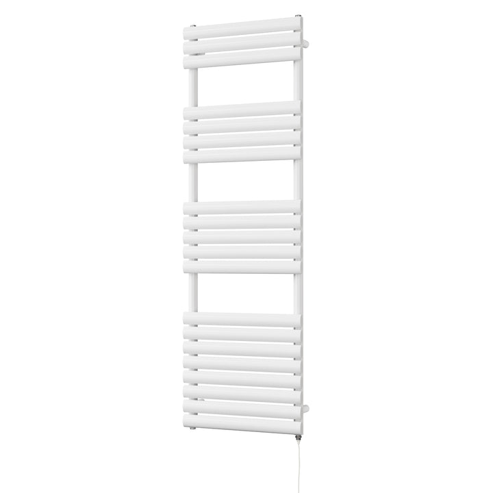 Omeara - White Electric Towel Rail H1595mm x W500mm 600w Standard