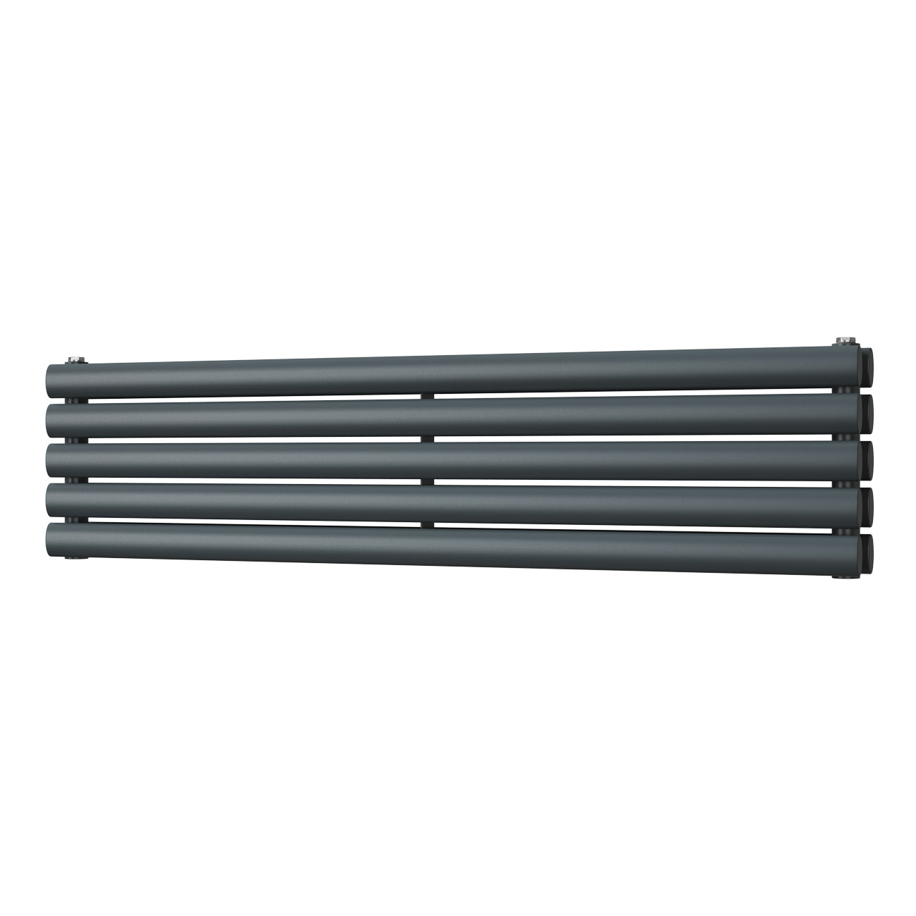 Omeara Axis - Anthracite Horizontal Radiator H290mm x W1200mm Double Panel