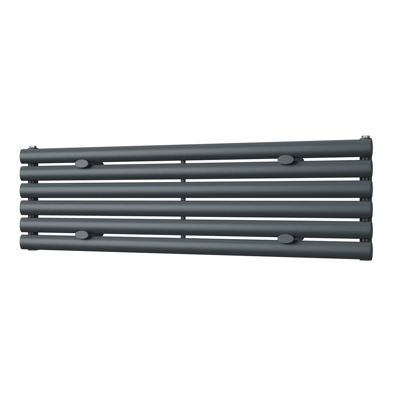 Omeara Axis - Anthracite Horizontal Radiator H348mm x W1200mm Single Panel