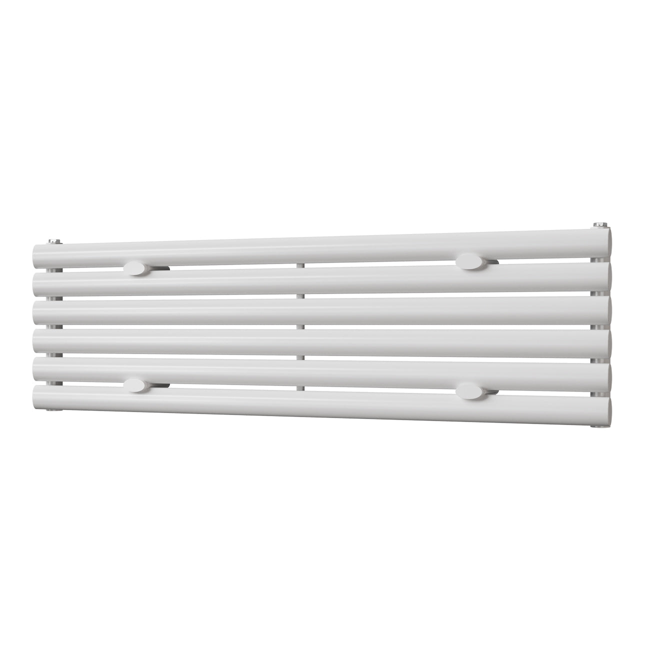 Omeara Axis - White Horizontal Radiator H348mm x W1200mm Single Panel