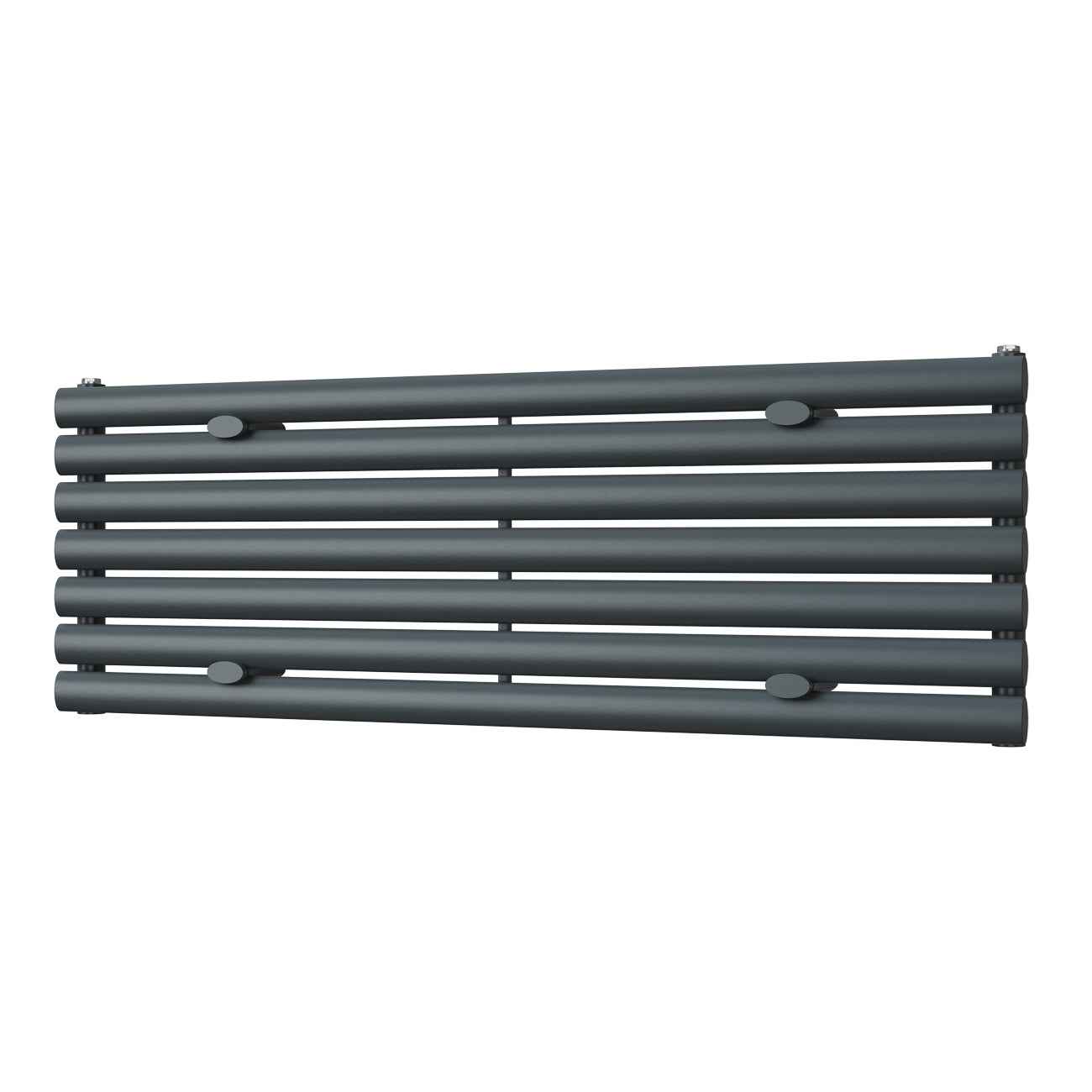 Omeara Axis - Anthracite Horizontal Radiator H406mm x W1200mm Single Panel