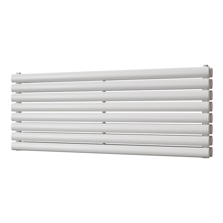 Omeara Axis - White Horizontal Radiator H464mm x W1200mm Double Panel