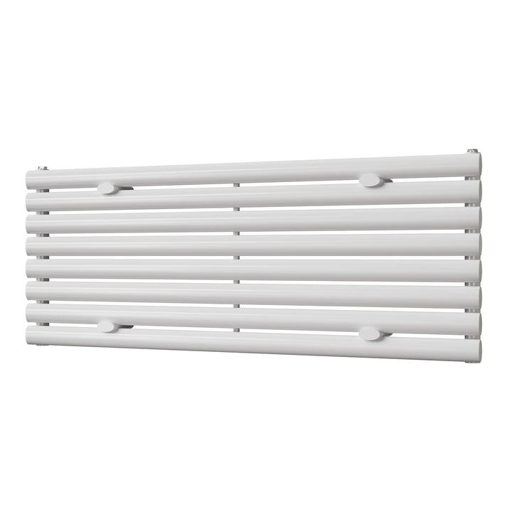 Omeara Axis - White Horizontal Radiator H464mm x W1200mm Single Panel
