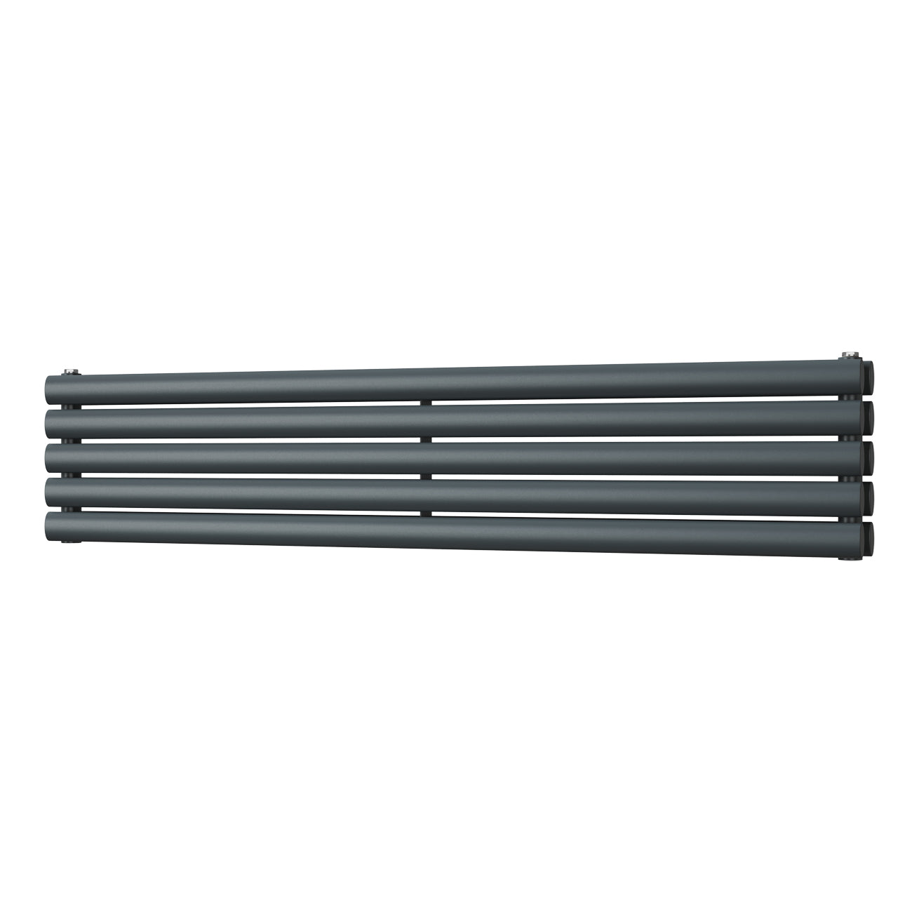 Omeara Axis - Anthracite Horizontal Radiator H290mm x W1400mm Double Panel