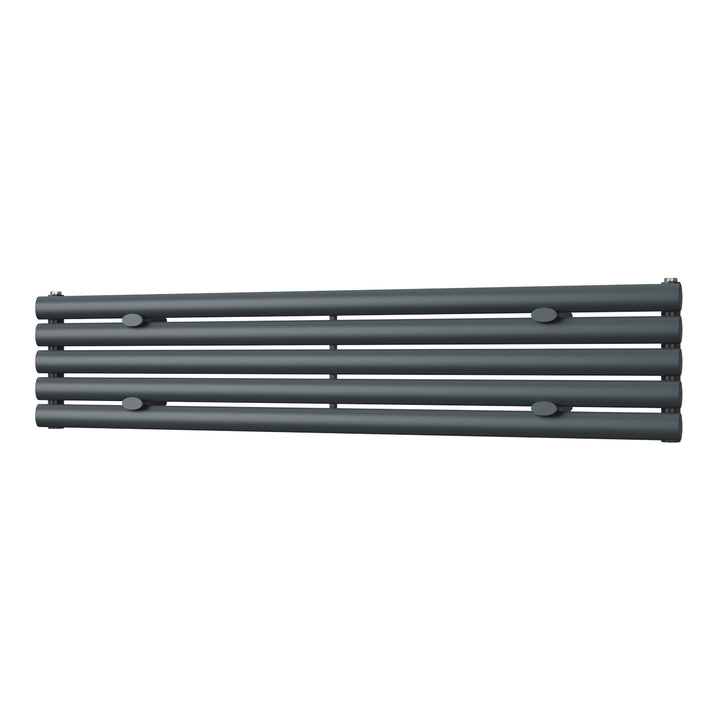 Omeara Axis - Anthracite Horizontal Radiator H290mm x W1400mm Single Panel