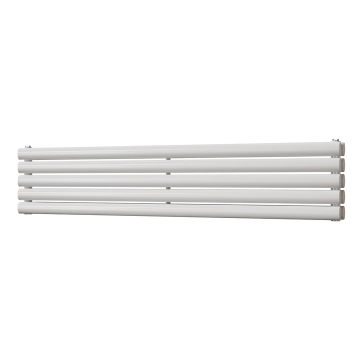 Omeara Axis - White Horizontal Radiator H290mm x W1400mm Double Panel