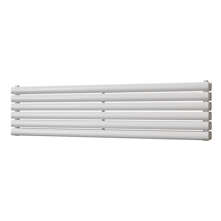Omeara Axis - White Horizontal Radiator H348mm x W1400mm Double Panel