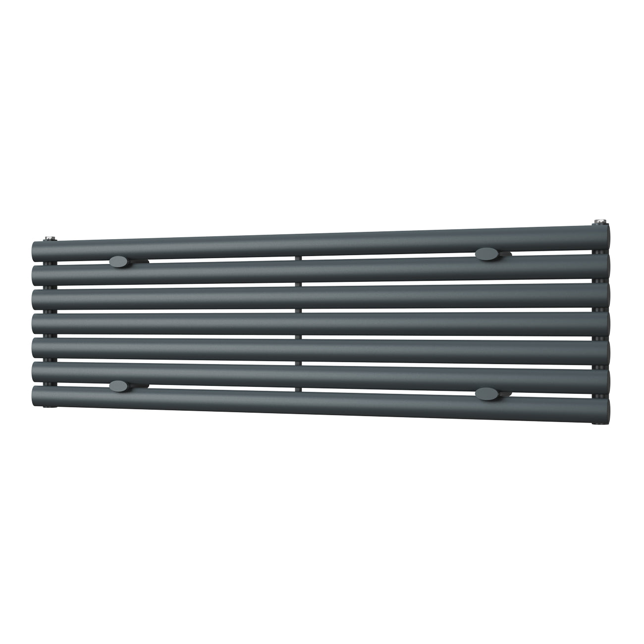 Omeara Axis - Anthracite Horizontal Radiator H406mm x W1400mm Single Panel
