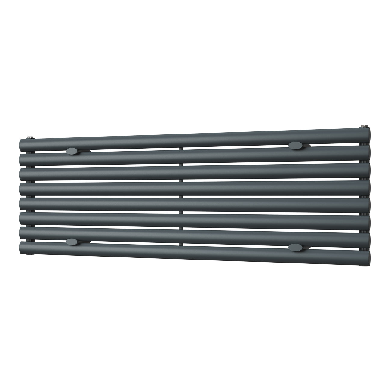 Omeara Axis - Anthracite Horizontal Radiator H464mm x W1400mm Single Panel