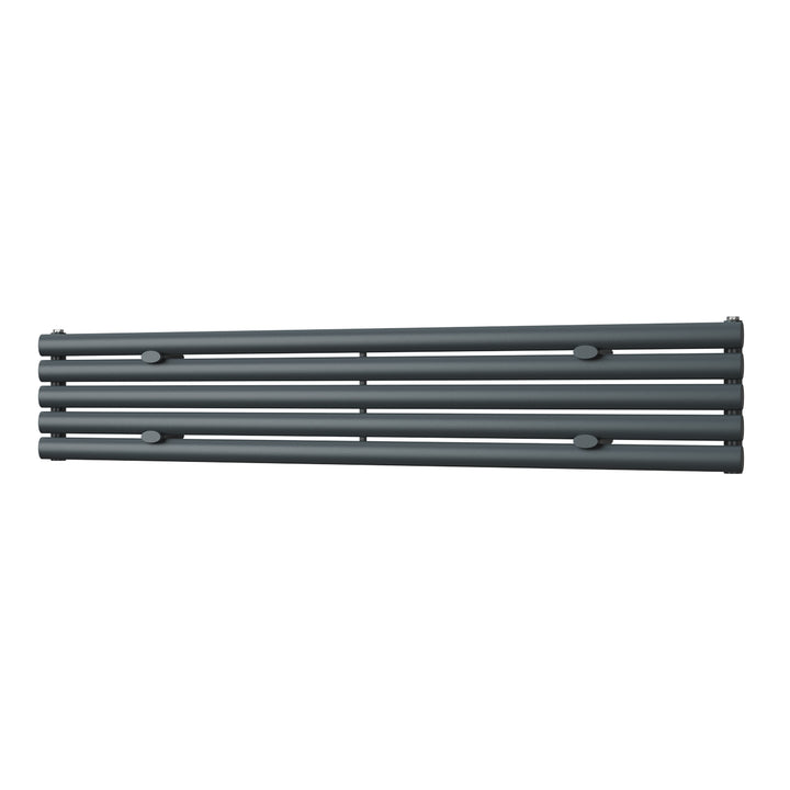 Omeara Axis - Anthracite Horizontal Radiator H290mm x W1600mm Single Panel