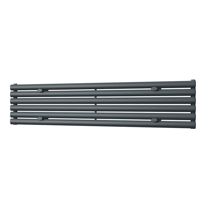 Omeara Axis - Anthracite Horizontal Radiator H348mm x W1600mm Single Panel
