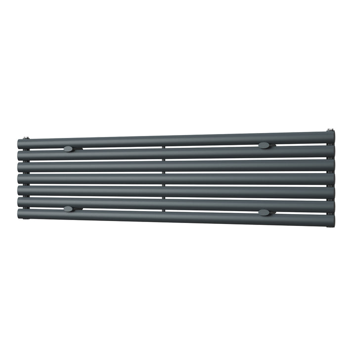 Omeara Axis - Anthracite Horizontal Radiator H406mm x W1600mm Single Panel