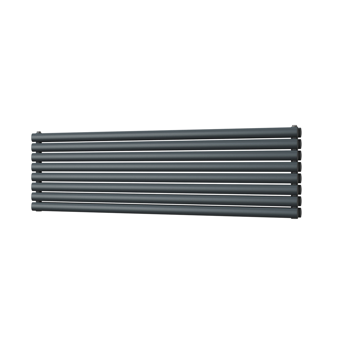 Omeara Axis - Anthracite Horizontal Radiator H464mm x W1600mm Double Panel