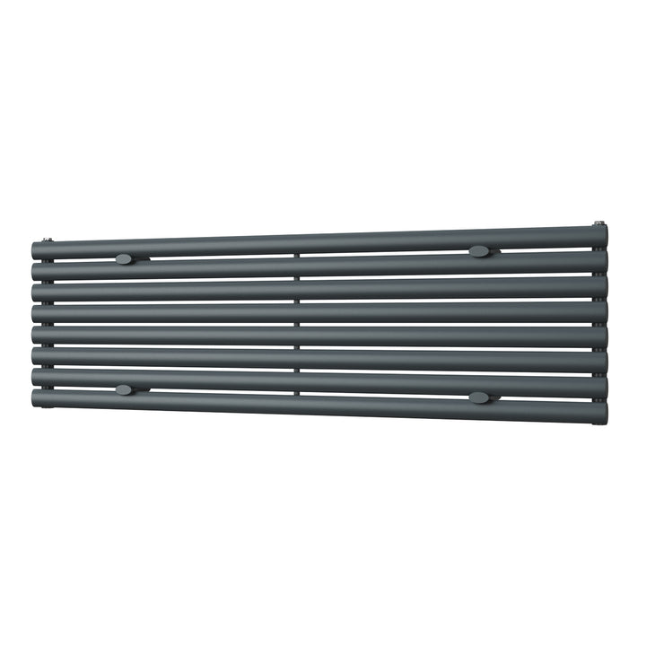 Omeara Axis - Anthracite Horizontal Radiator H464mm x W1600mm Single Panel