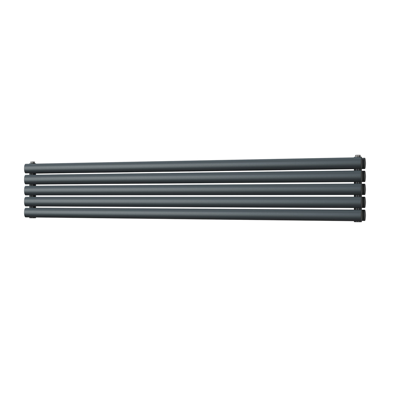 Omeara Axis - Anthracite Horizontal Radiator H290mm x W1800mm Double Panel