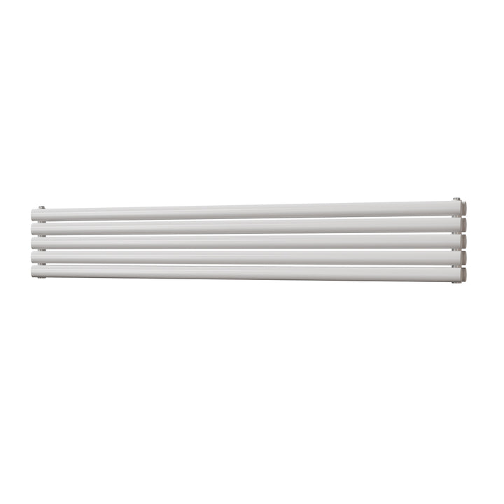 Omeara Axis - White Horizontal Radiator H290mm x W1800mm Double Panel