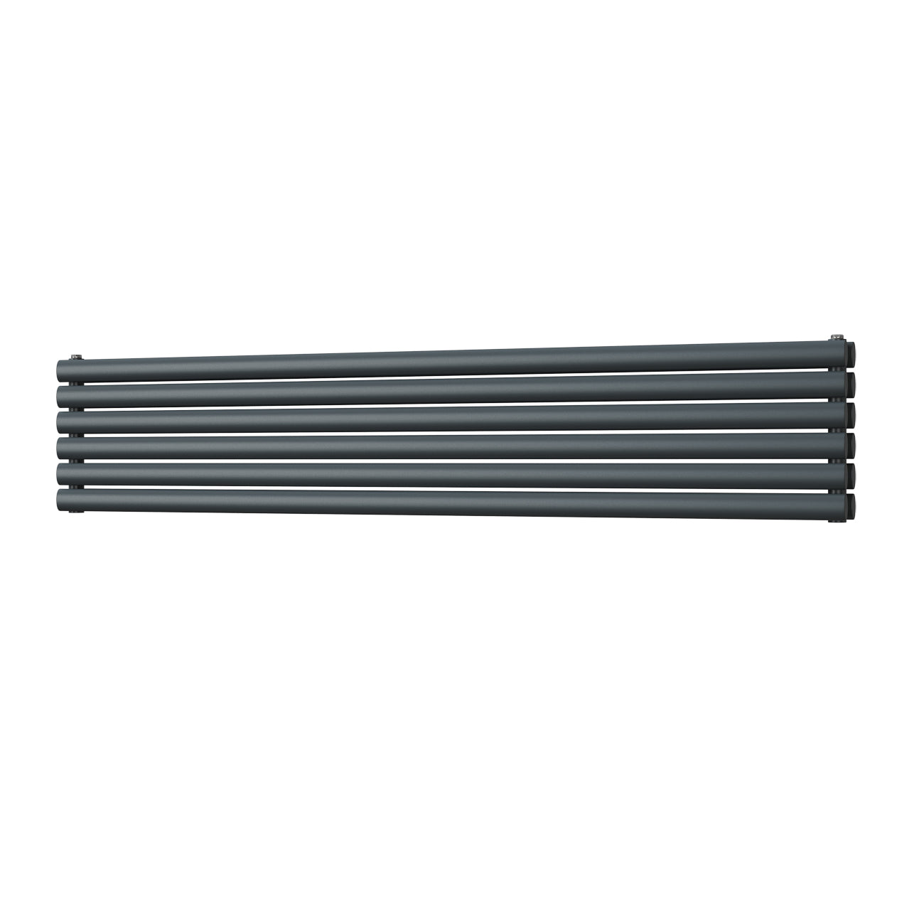 Omeara Axis - Anthracite Horizontal Radiator H348mm x W1800mm Double Panel