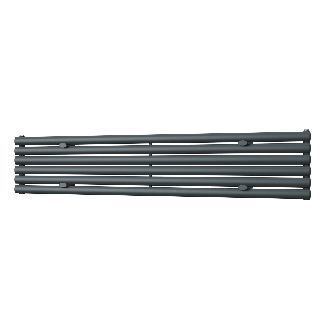 Omeara Axis - Anthracite Horizontal Radiator H348mm x W1800mm Single Panel