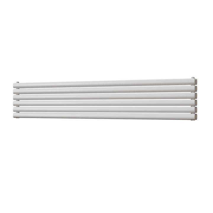 Omeara Axis - White Horizontal Radiator H348mm x W1800mm Double Panel