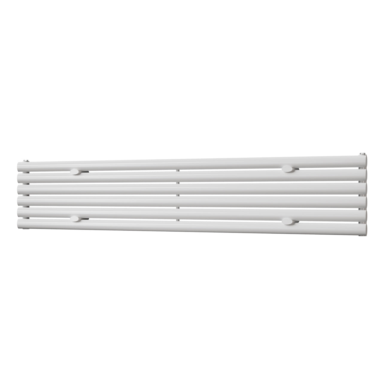 Omeara Axis - White Horizontal Radiator H348mm x W1800mm Single Panel