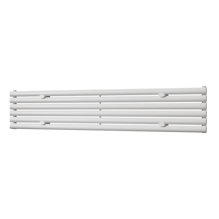 Omeara Axis - White Horizontal Radiator H348mm x W1800mm Single Panel