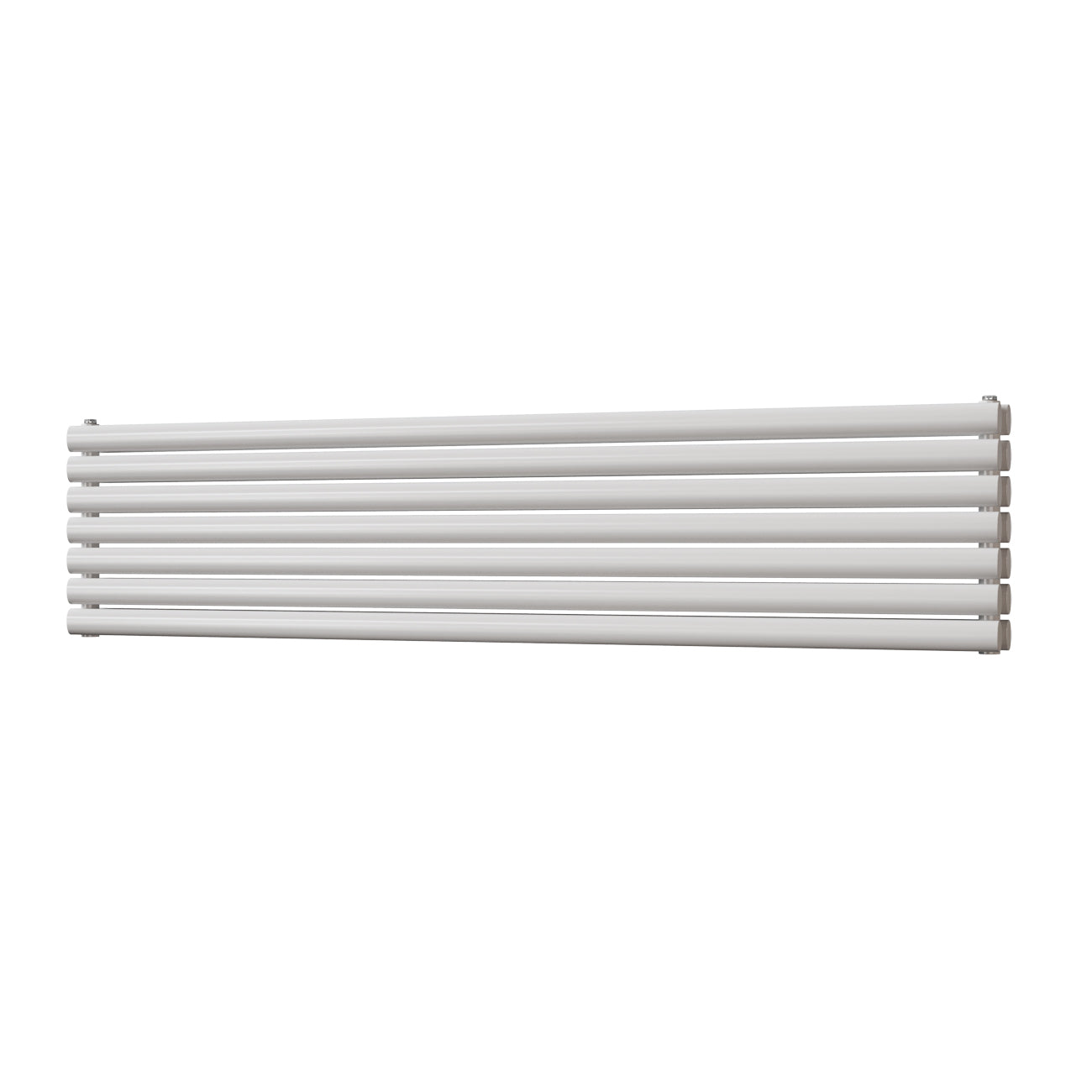 Omeara Axis - White Horizontal Radiator H406mm x W1800mm Double Panel