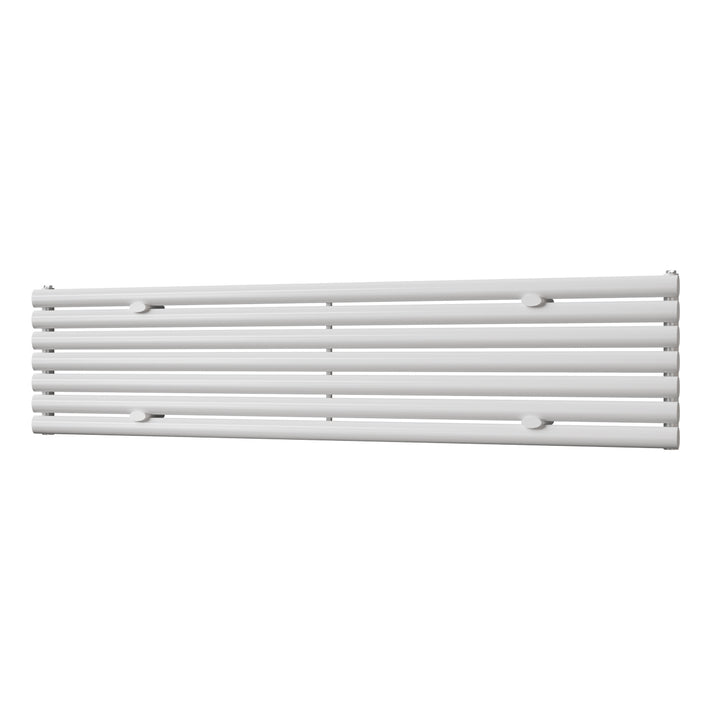 Omeara Axis - White Horizontal Radiator H406mm x W1800mm Single Panel