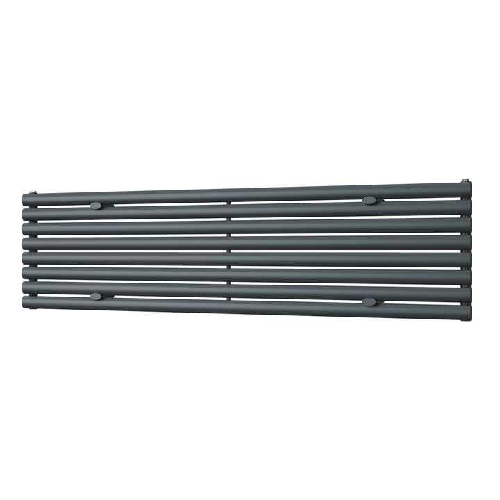 Omeara Axis - Anthracite Horizontal Radiator H464mm x W1800mm Single Panel