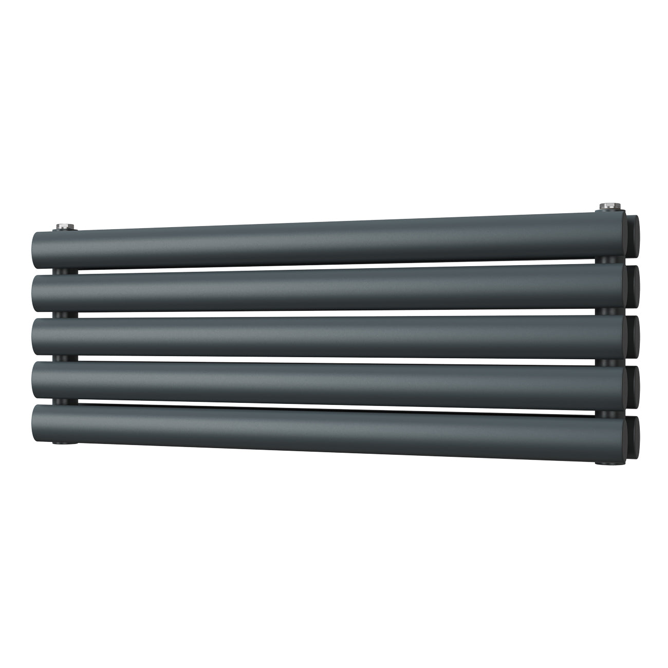 Omeara Axis - Anthracite Horizontal Radiator H290mm x W800mm Double Panel
