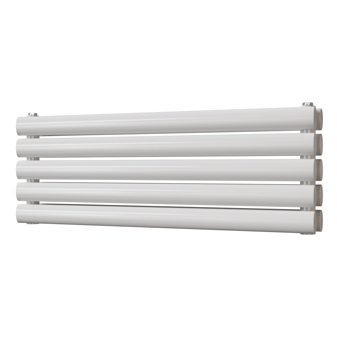 Omeara Axis - White Horizontal Radiator H290mm x W800mm Double Panel