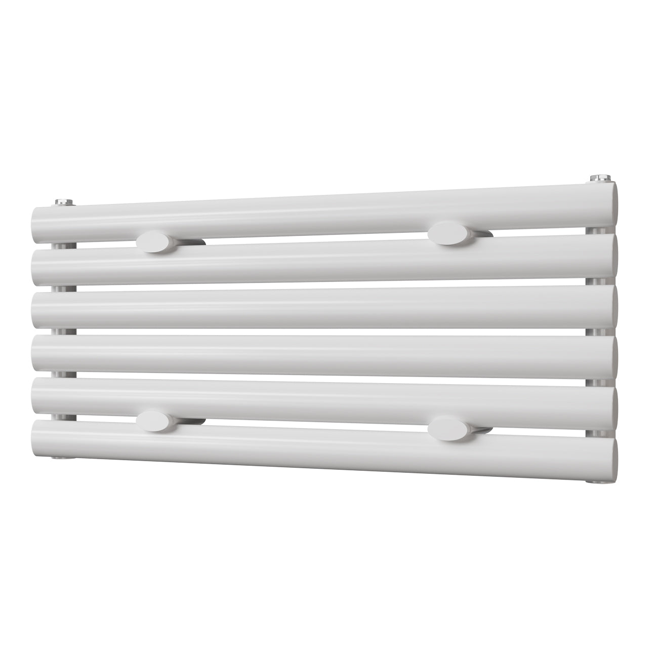 Omeara Axis - White Horizontal Radiator H348mm x W800mm Single Panel