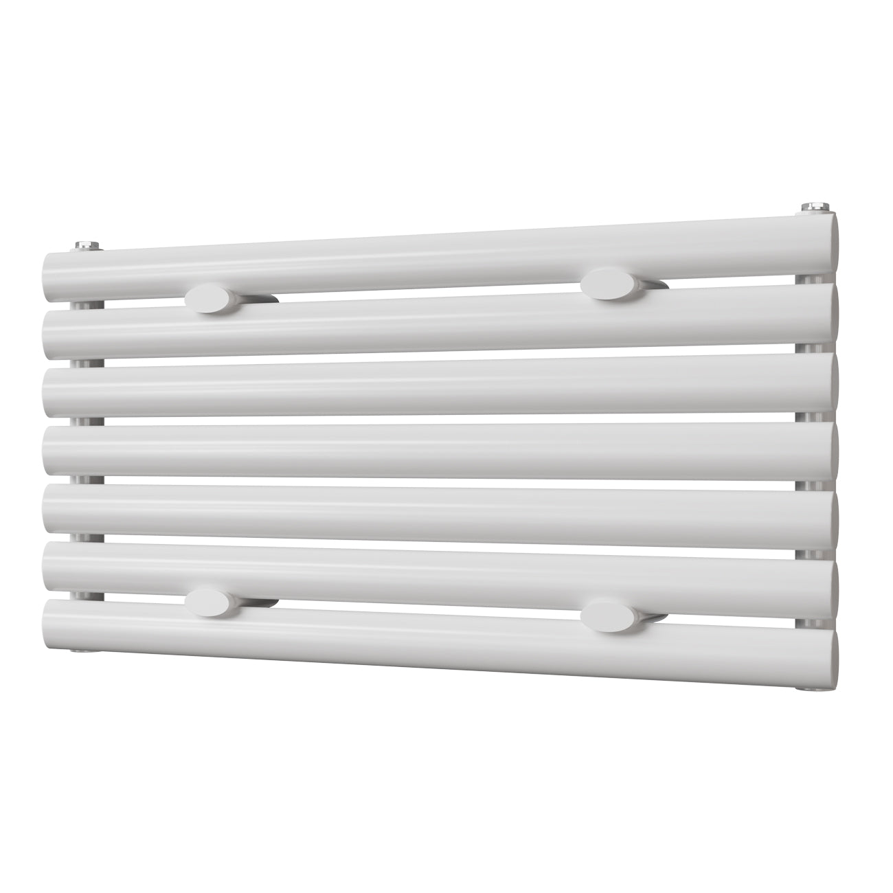 Omeara Axis - White Horizontal Radiator H406mm x W800mm Single Panel