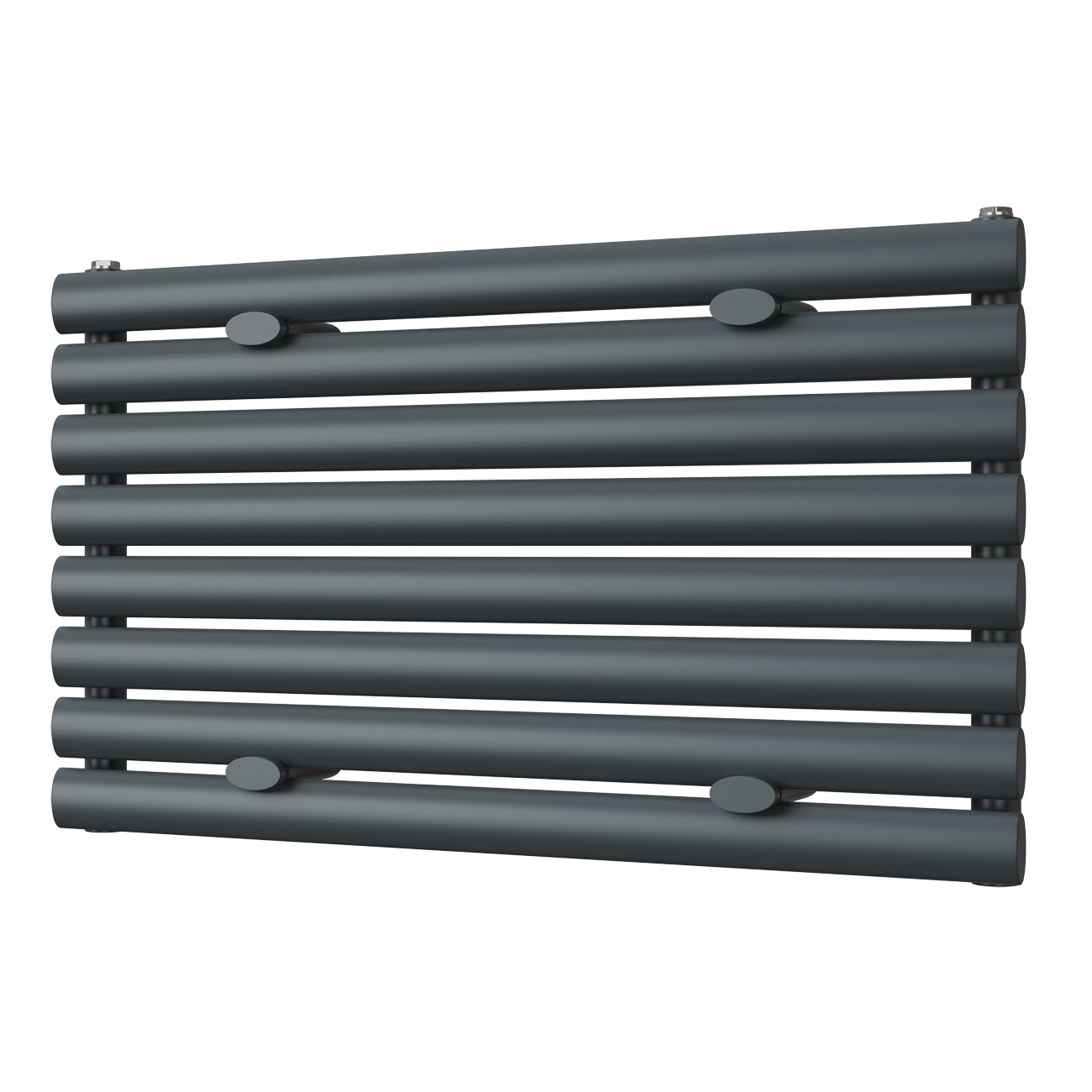 Omeara Axis - Anthracite Horizontal Radiator H464mm x W800mm Single Panel