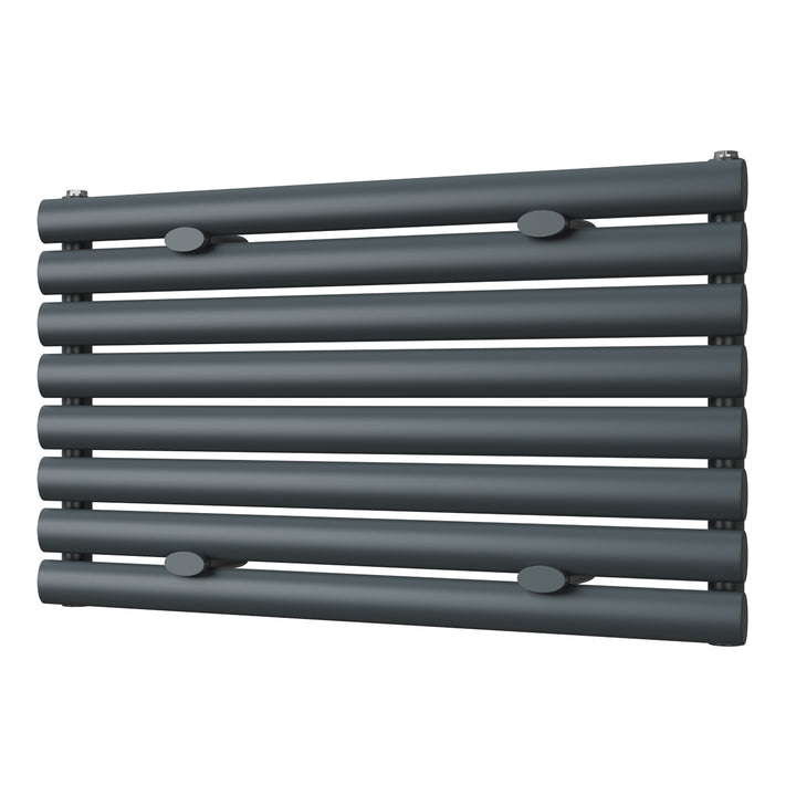 Omeara Axis - Anthracite Horizontal Radiator H464mm x W800mm Single Panel