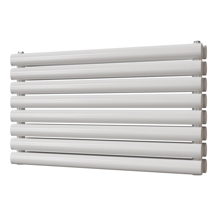 Omeara Axis - White Horizontal Radiator H464mm x W800mm Double Panel