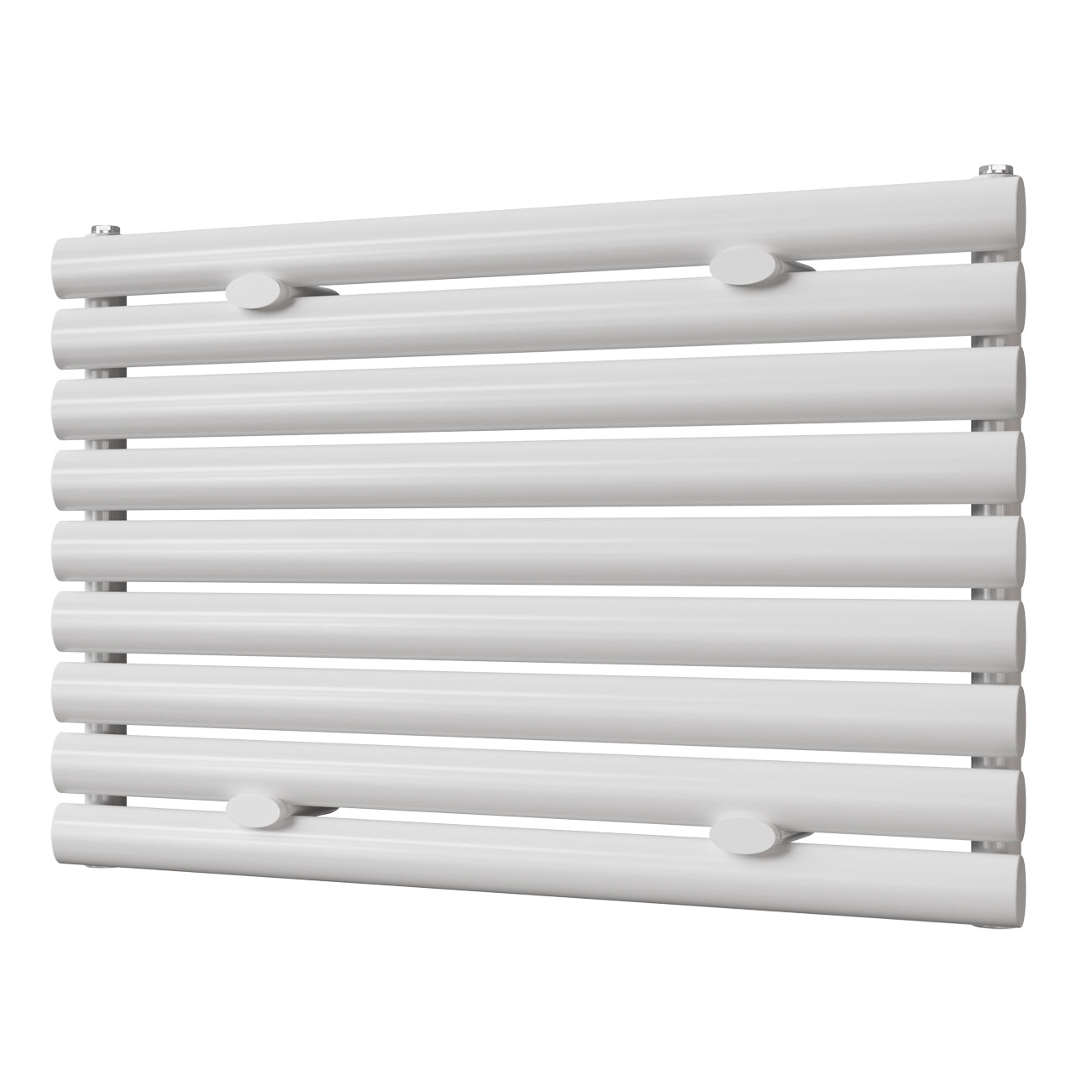 Omeara Axis - White Horizontal Radiator H522mm x W800mm Single Panel