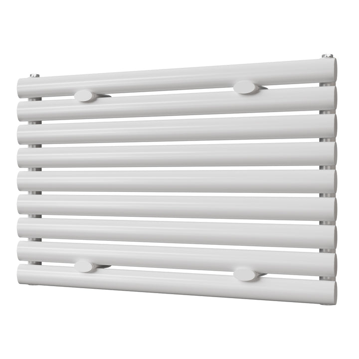 Omeara Axis - White Horizontal Radiator H522mm x W800mm Single Panel