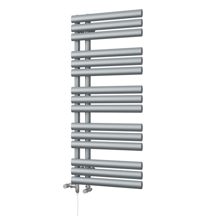 Percival - Silver Dual Fuel Towel Rail H1120mm x W500mm Standard