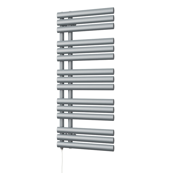 Percival - Silver Electric Towel Rail H1120mm x W500mm 500w Standard