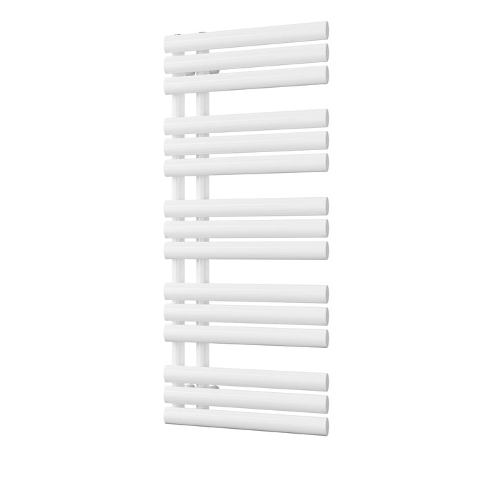 Percival - White Towel Radiator - H1120mm x W500mm