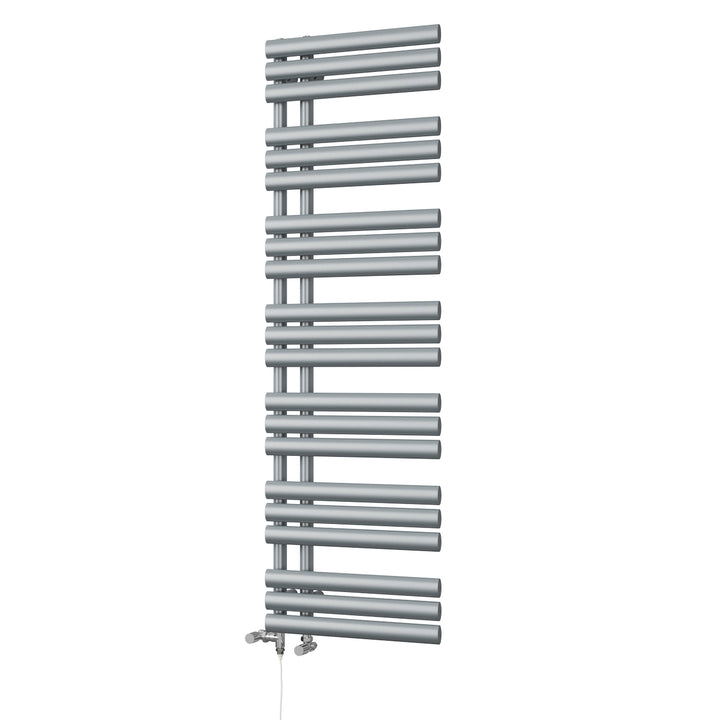 Percival - Silver Dual Fuel Towel Rail H1592mm x W500mm Standard