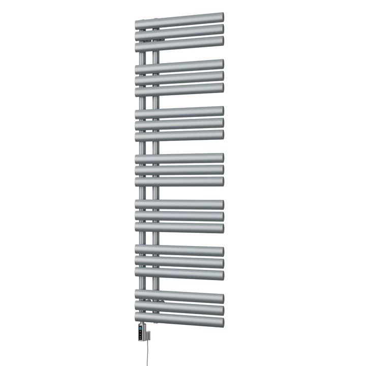 Percival - Silver Electric Towel Rail H1592mm x W500mm 800w Thermostatic WIFI