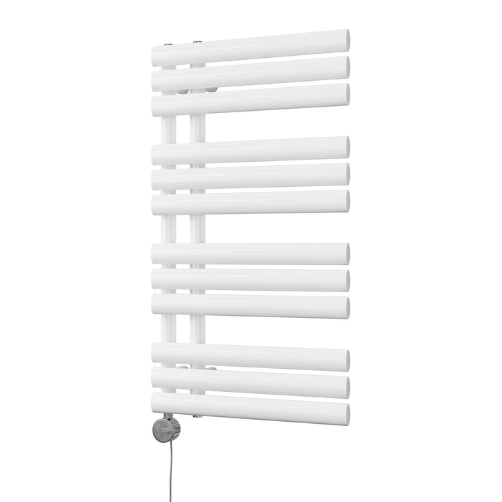 Percival - White Electric Towel Rail H884mm x W500mm 300w Thermostatic